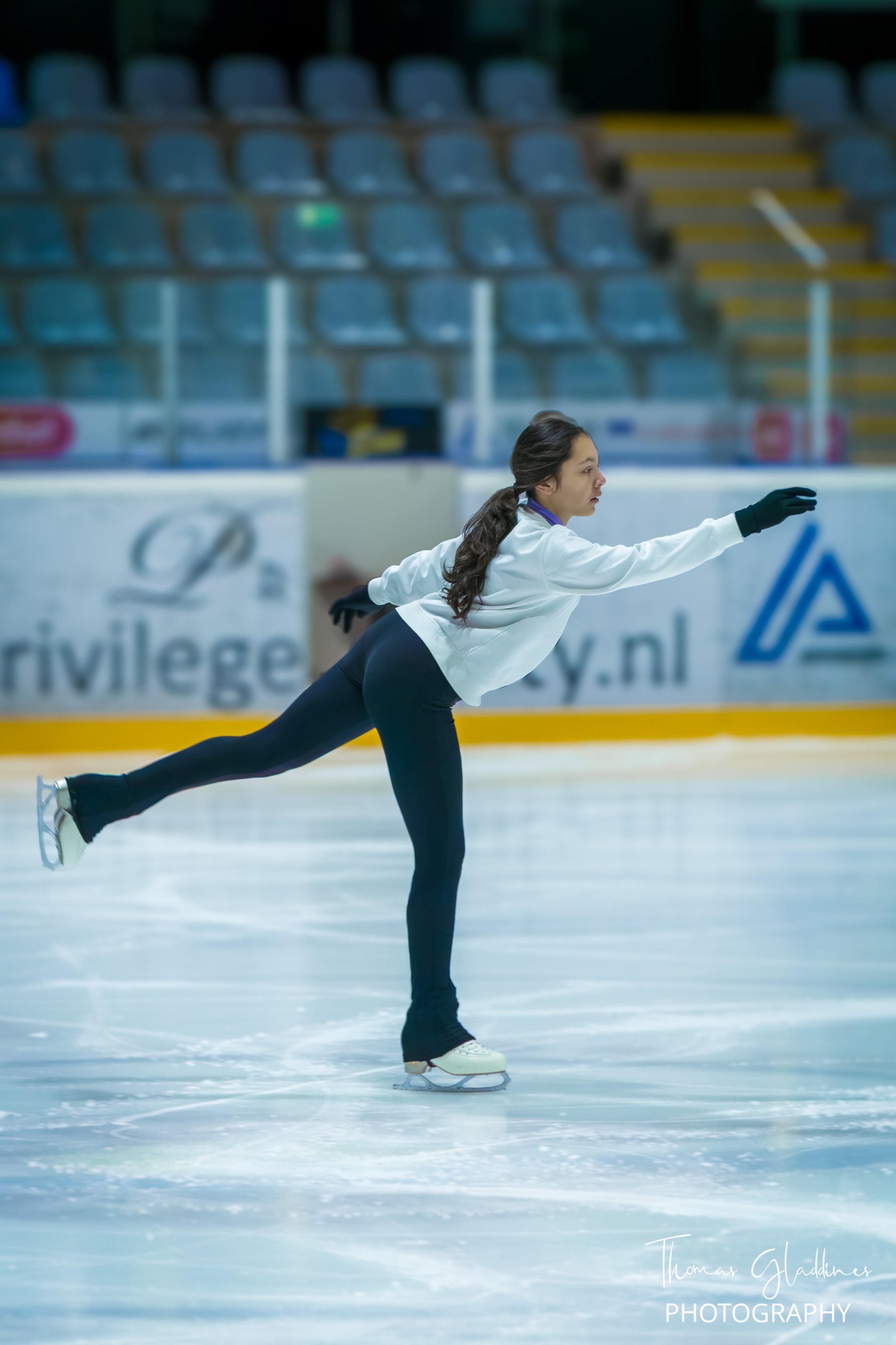 Schaatser maakt eerste rondjes