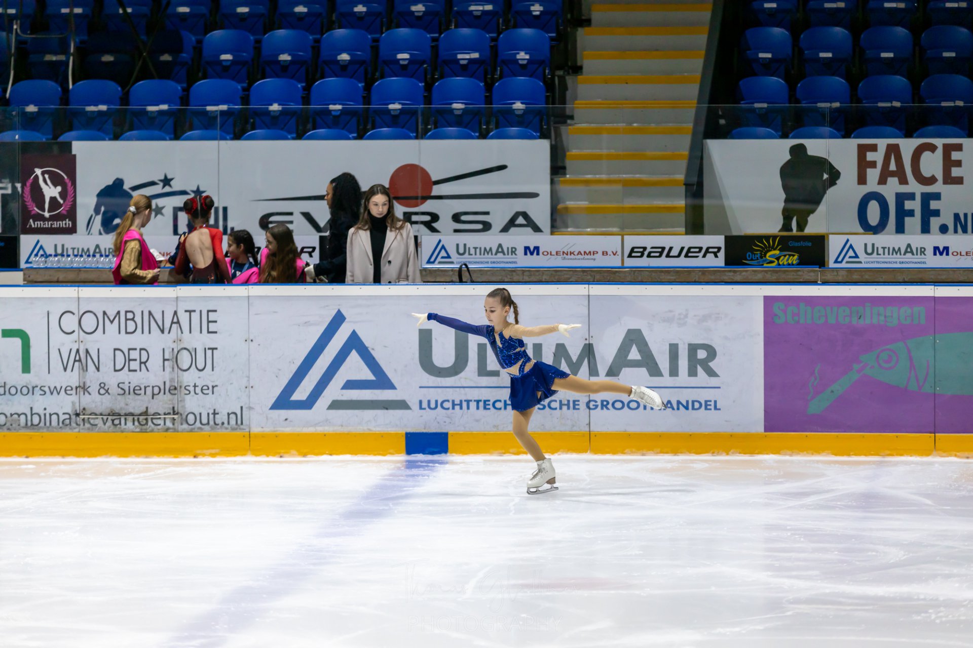 Kunstschaatsen op het ijs